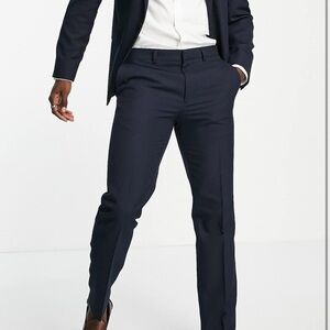 Topman Blue Tailored Suits and Blazers